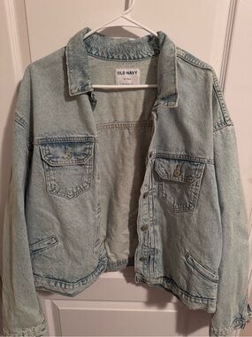 Old Navy Light Wash Denim Jacket - Light Blue (tall)